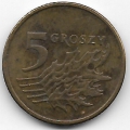 5 грошей. 1998 г. Польша. 14-4-414