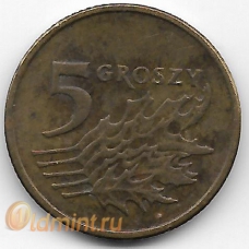 5 грошей. 1998 г. Польша. 14-4-414