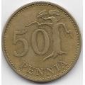 50 пенни. 1963 г. Финляндия. 4-1-292