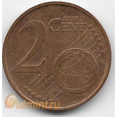 2 евроцента. 2007 г. Австрия. 6-4-448