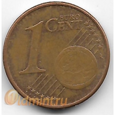 1 евроцент. 2004 г. Германия. "D". 5-1-475