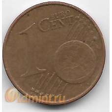 1 евроцент. 2002 г. Австрия. 5-3-729