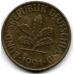 10 пфеннигов. 1991 г. Германия. "F". 5-3-762