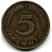 5 пфеннигов. 1988 г. Германия. "J". 5-3-774