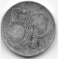 50 геллеров. 1994 г. Чехия. 1-8-12