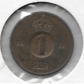 1 Эре. 1953 г. Швеция. 10-1-701