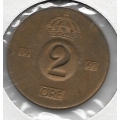 2 эре. 1967 г. Швеция. 10-4-830