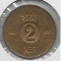 2 эре. 1966 г. Швеция. 10-4-832