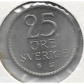 25 эре. 1968 г. Швеция. 10-2-679