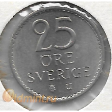 25 эре. 1968 г. Швеция. 10-2-679