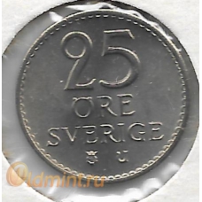 25 эре. 1971 г. Швеция. 10-2-682