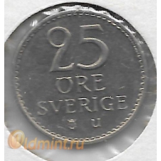 25 эре. 1973 г. Швеция. 10-2-684