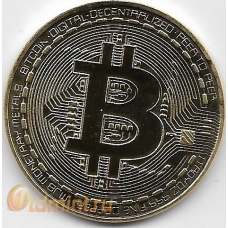 1 Bitcoin (биткоин). 2013 г. Криптовалюта. Монетовидный жетон. 7-4-594