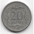 20 грошей. 1990 г. Польша. 1-4-181