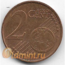 2 евроцента. 2007 г. Австрия. 14-3-462