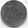 2 кроны. 1994 г. Словакия. 3-3-686