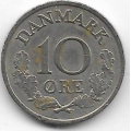 10 эре. 1969 г. Дания. 10-1-712