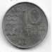 10 пенни. 1991 г. Финляндия. Ландыши. 4-1-411