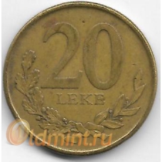 20 лек. 2012 г. Албания. Корабль Либурна. Магнитная. 1-2-308