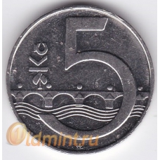 5 крон. 1994 г. Чехия. Карлов мост. 8-2-315