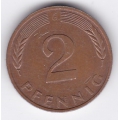 2 пфеннига. 1978 г. ФРГ. "G". 7-1-311