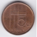 5 центов. 1998 г. Нидерланды. 7-3-119