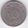 10 эре. 1957 г. Дания. 16-1-167