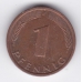 1 пфенниг. 1995 г. "F". ФРГ. 14-3-231