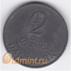 2 эре. 1953 г. Дания. 1-5-258