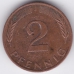 2 пфеннига. 1978 г. ФРГ. "J". 3-3-419