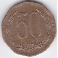 50 песо. 1999 г. Чили. 10-2-167