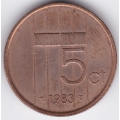 5 центов. 1983 г. Нидерланды. 10-2-338
