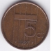 5 центов. 1997 г. Нидерланды. 10-2-340