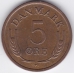 5 эре. 1969 г. Дания. 10-2-377