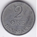2 эре. 1955 г. Дания. 10-2-384