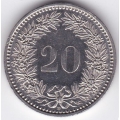 20 раппен. 1988 г. Швейцария. 5-1-281