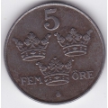 5 Эре. Швеция. 1950 г. 6-4-124