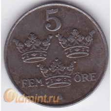 5 Эре. Швеция. 1950 г. 6-4-124