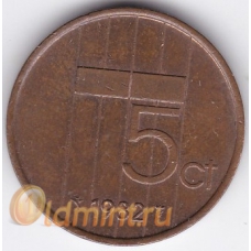 5 центов. 1982 г. Нидерланды. 6-5-364