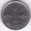 1 Марка. 1956 г. Финляндия. 15-2-122