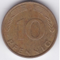 10 пфеннигов. 1988 г. Германия. "D". 7-4-456