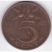 5 центов. 1963 г. Нидерланды. 10-2-552