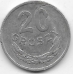 20 грошей. 1965 г. Польша. 5-1-427