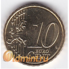 10 евроцентов. 2009 г. Греция. Ригас Фереос. 8-4-405