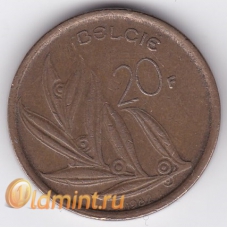 20 франков. 1982 г. Бельгия (на фламандском). 18-3-57