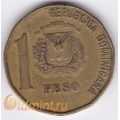 1 песо. 1993 г. Доминиканская Республика. 4-2-291