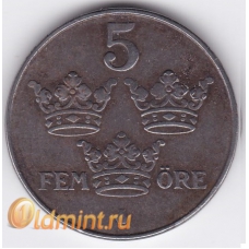 5 эре. 1948 г. Швеция. 4-4-97